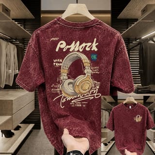 Premium Acid Wash Drop Shoulder T-Shirt 2