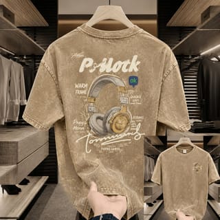 Premium Acid Wash Drop Shoulder T-Shirt 3
