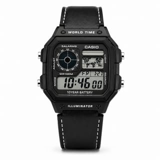 CASIO ILLUMINATOR LEATHER STRAP PREMIUM WATCH 2
