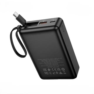 Hoco MMJ-04 20000mAh 35W PD Fast Charging Power Bank with Built-in Type-C Cable, LED Digital Display, QC3.0 & 22.5W Super Fast Charger for iPhone, Samsung, iPad & Type-C Devices 3