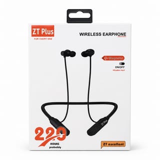 ZT Excellent Wireless Neckband Earphone – Bluetooth Headset with 220H Standby, Auto Power On/Off Detach Feature, Vibration Alert & Magnetic Earbuds 3