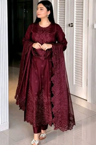Embroidery Three Piece 3