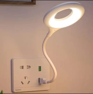 USB Smart Voice Control LED Light – Offline Voice Activated, 360° Flexible Plug & Play Reading Lamp for Laptop, Power Bank & Bedside (No WiFi Needed) 2