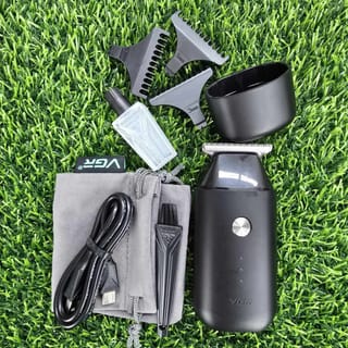 VGR V-932 Professional Cordless Mini Hair & Beard Trimmer for Men – 120 Min Runtime, 5W Silent Motor, Pocket-Sized & Washable Stainless Steel Blades 3
