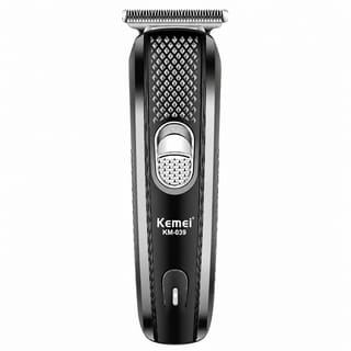 Kemei KM-039 Professional Hair Clipper & Beard Trimmer – Cordless USB Rechargeable Grooming Kit with Stainless Steel Blades, 130-Min Run Time & 3 Guide Combs 3