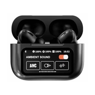 A9 Pro ANC True Wireless Earbuds – Smart Touch Screen Charging Case, Active Noise Cancellation, 13mm Drivers, GPS Location & 35H Battery 2