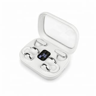 Q10 HiFi Stereo Sports Wireless Earbuds (2 Pairs) – 4-in-1 Combo Set with In-Ear & Open-Ear Clip Design, Bluetooth 5.4, LED Digital Display & IPX4 Waterproof 2