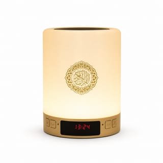 SQ-112 Smart Touch Lamp Quran Speaker – Touch Control LED Night Light with Full Quran Recitation, Azan Time, Bluetooth, Remote & Mobile App Control 2