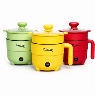 Prestige 3.2L Multifunctional Electric Cooker – 1500W Energy-Saving Non-Stick Multi Cooker with Steamer Tray for Fry, Curry, Noodles & Steaming 2