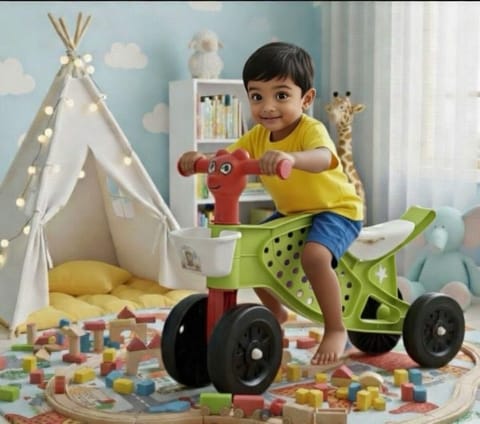 Baby plastic tricycle