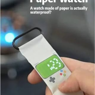 Waterproof Creative LED Paper Wristband Watch 2