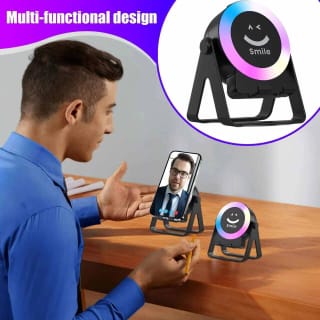 ZF18 Wireless Induction Sensor Speaker with Phone Stand & RGB Light 5