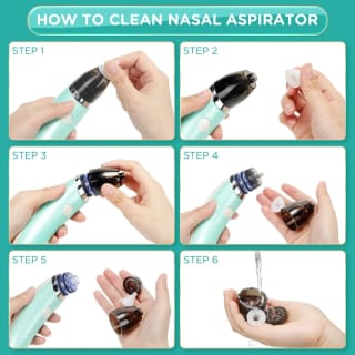 Electric Baby Nasal Aspirator & Nose Cleaner 5
