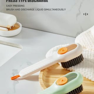 Multifunctional Liquid Cleaning Brush with Soap Dispenser 2