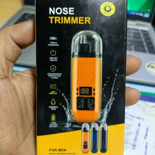 Rechargeable Mini Electric Nose & Ear Hair Trimmer with Digital Display 2
