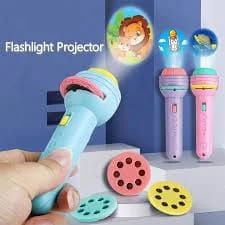 Kids Projection Flashlight Torch Toy with Slides 2