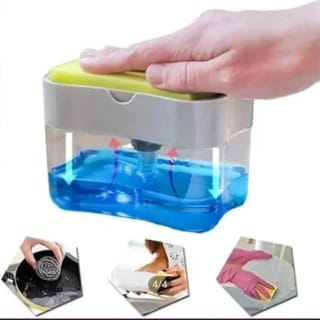 2-in-1 Soap Dispenser & Sponge Holder Caddy 4