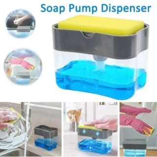 2-in-1 Soap Dispenser & Sponge Holder Caddy 5