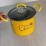 Mini Deep Fryer Pot with Strainer Basket 2