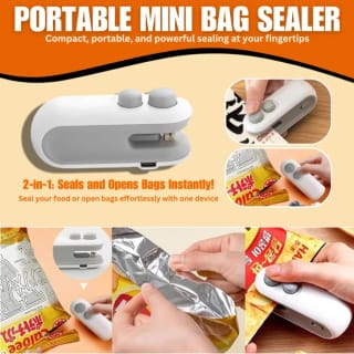 (Smart 2-in-1 Mini Heat Sealer & Cutter 2