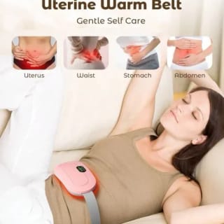 Period Cramp Relief Belt – Portable Electric Menstrual Heating Pad with Massager 4