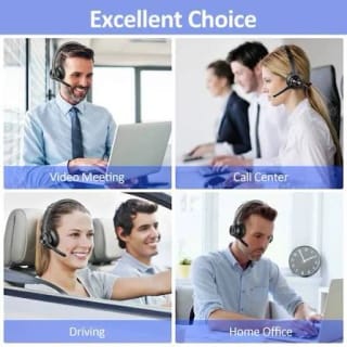 Premium Wireless Business Bluetooth Headphone with Microphon 2