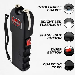 928 Type Heavy Duty Stun Gun with LED Flashlight 5