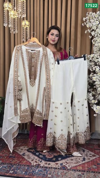 Embroidery Work Stitched Collection – SAUD-17522 3