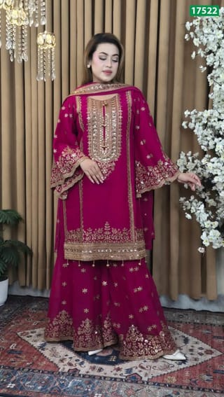 Embroidery Work Stitched Collection – SAUD-17522 1