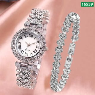 Fashion Bracelet & Watch Combo - SJE-16559 2