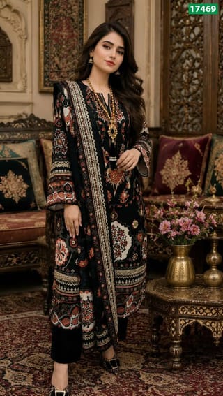Pakistani Inspired Three Piece - SAUD-17469 1