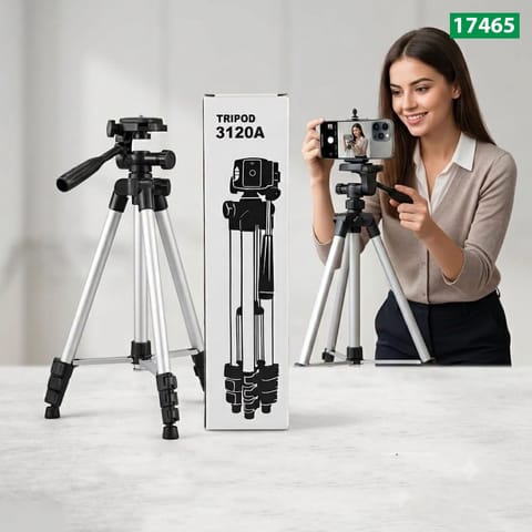 Tripod 3120A Professional Portable Aluminum Stand - SMC-17465
