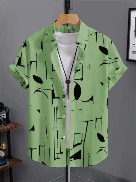 Premium China Micro Fabric Casual Half Sleeve Shirt For Men