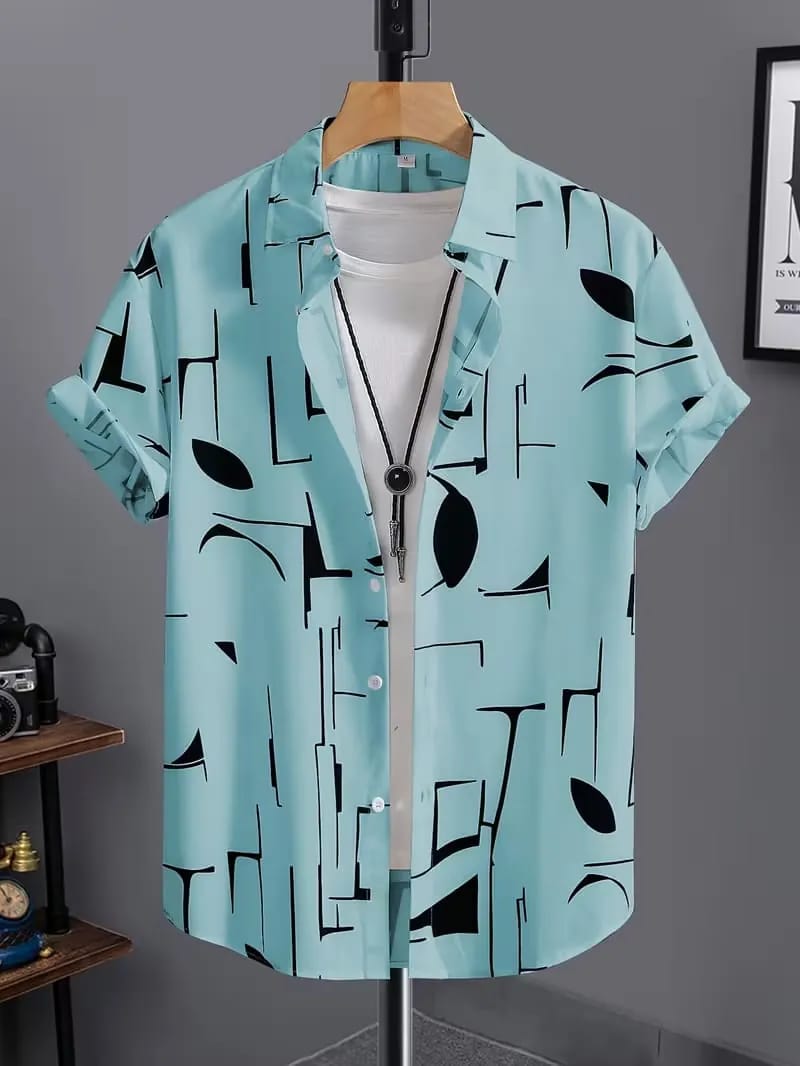 Premium China Micro Fabric Casual Half Sleeve Shirt For Men