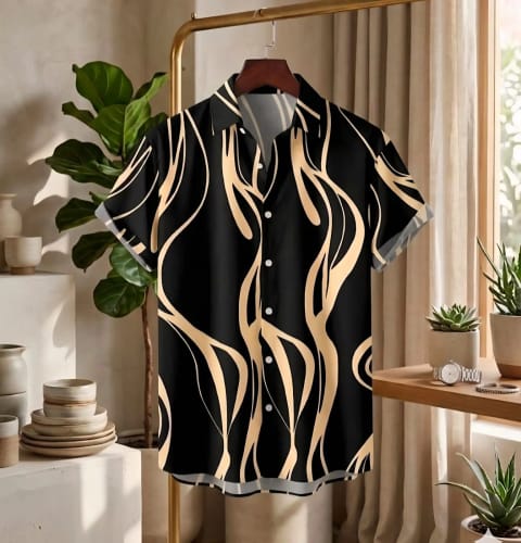 Premium China Micro Fabric Casual Half Sleeve Shirt For Men