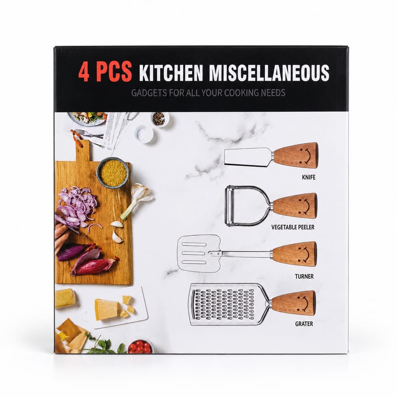 đŗ 4 Pcs Kitchen Gadget Set | Code: 12710