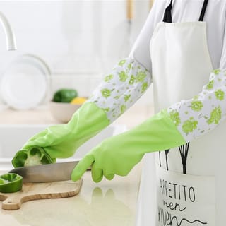 🧤 Rubber Cleaning & Kitchen Dishwashing Gloves-Code: 11813 2