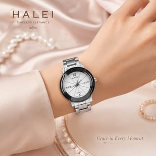 ⌚ HALEI Premium Women's Quartz Analog Watch- 1
