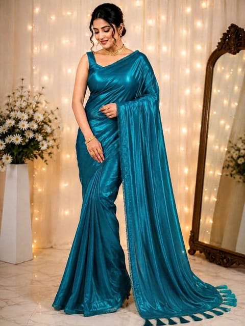 Indian Fendi/simar Silk Saree