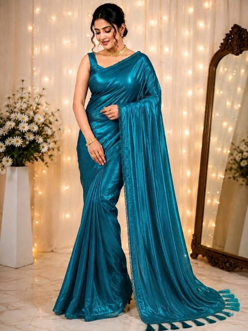 Indian Fendi/simar Silk Saree