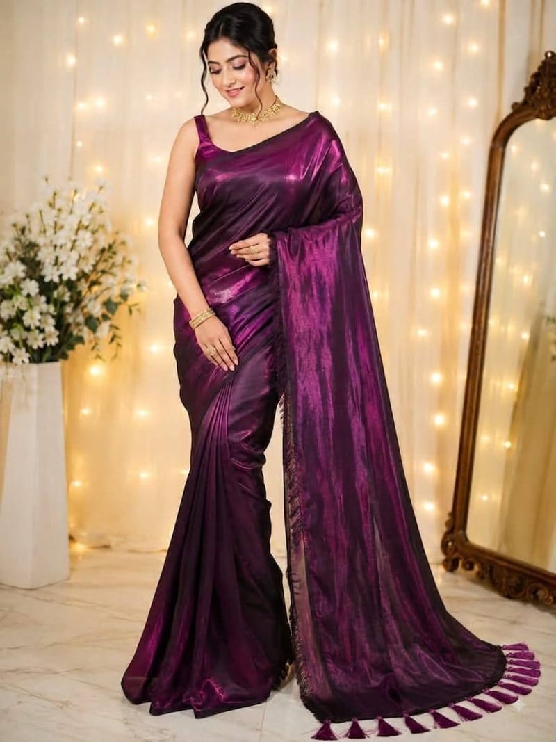 Indian Fendi/simar Silk Saree