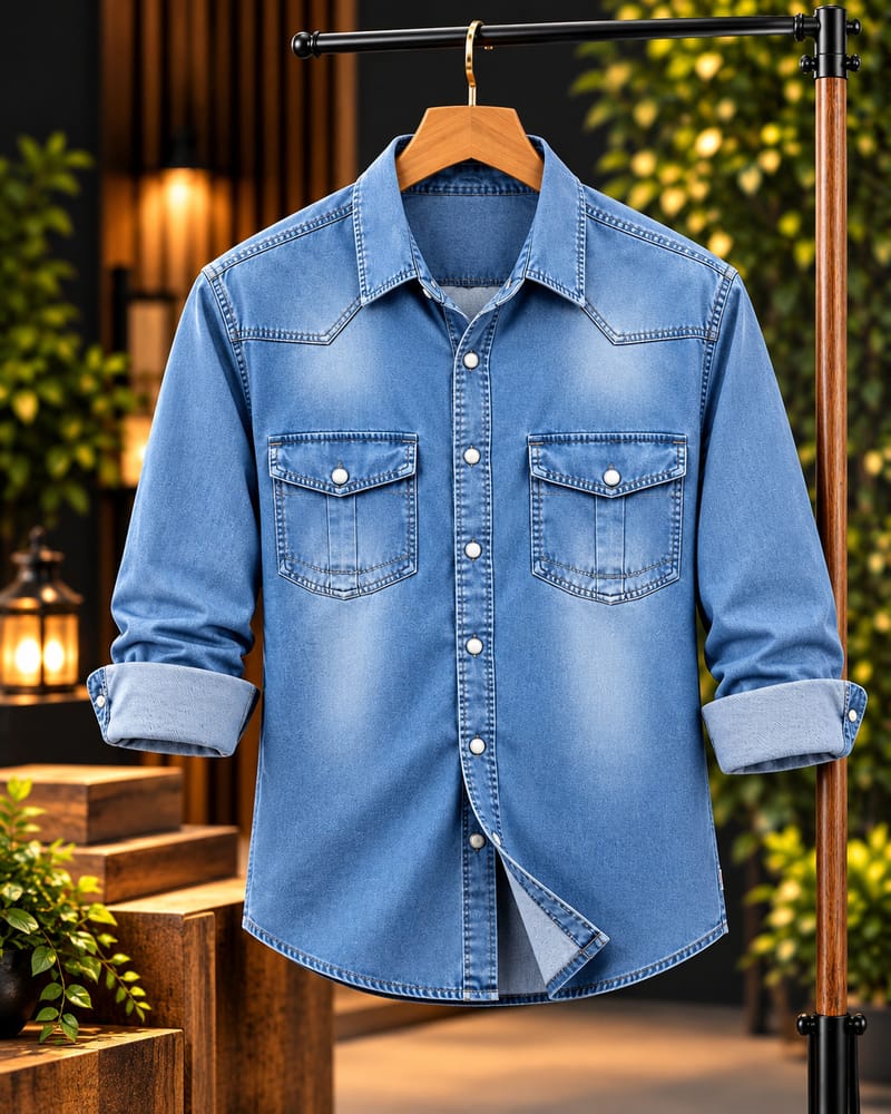 Premium Trendy Denim Shirt
