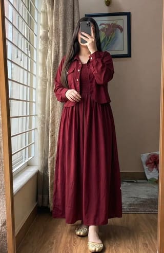 Exclusive Designer Smoking Gown & Romper Set 1