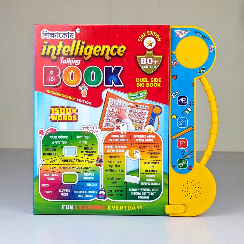 80+ Content Intelligence Talking Book – Interactive Learning Book for Kids