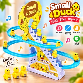 Small Duck Musical Climbing Slide Toy – হাঁসের মজার খেলনা সেট 1