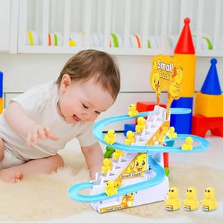 Small Duck Musical Climbing Slide Toy – হাঁসের মজার খেলনা সেট 2