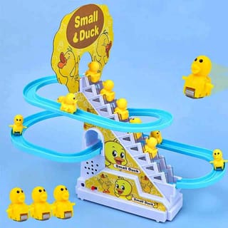 Small Duck Musical Climbing Slide Toy – হাঁসের মজার খেলনা সেট 3