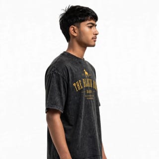The Black Dog | Premium Acid Wash Drop Shoulder | 220+ GSM | MONDAY Outfits 2
