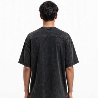 The Black Dog | Premium Acid Wash Drop Shoulder | 220+ GSM | MONDAY Outfits 3
