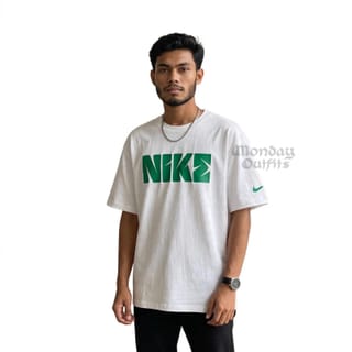 Premium Oversized Drop Shoulder NIKEE Graphic Tee 2
